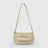 Veiled Beige Shoulder Bag