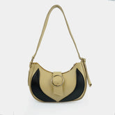 Luna Arc Beige Shoulder Bag