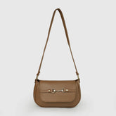 Veiled Brown Shoulder Bag