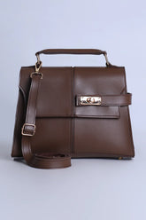 Petal Chocolate Cross Body Bag