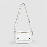 Barrel White Shoulder Bag