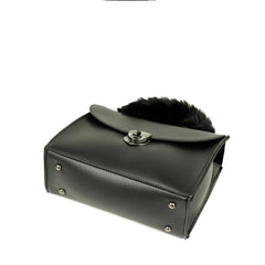 Fluffer Black Cross Body Bag