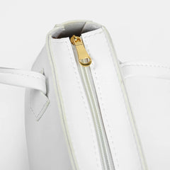 Classic White Shoulder Bag