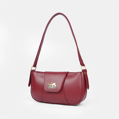 Elara Maroon Shoulder Bag