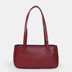 Classic Maroon Shoulder Bag