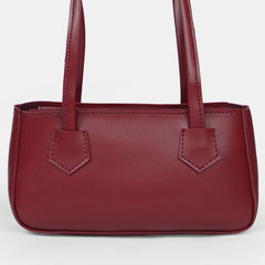 Classic Maroon Shoulder Bag