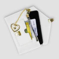 Luxe White Wallet