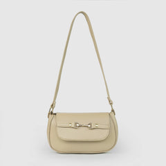 Veiled Beige Shoulder Bag
