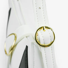 Luna Arc White Shoulder Bag
