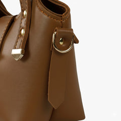 Glow Brown Shoulder Bag
