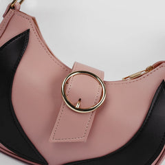 Luna Arc Pink Shoulder Bag