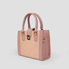 Empress Croc Texture Pink Bag