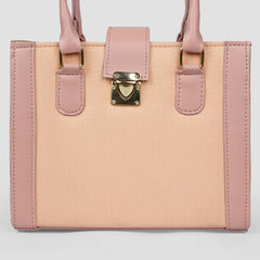 Empress Croc Texture Pink Bag