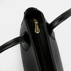 Classic Black Shoulder Bag