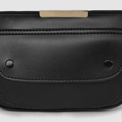 Barrel Black Shoulder Bag