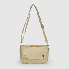 Barrel Beige Shoulder Bag