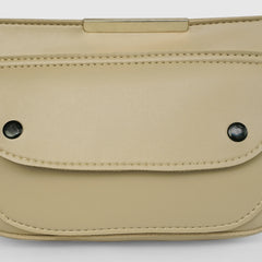 Barrel Beige Shoulder Bag