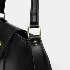 Elara Black Shoulder Bag