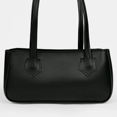 Classic Black Shoulder Bag