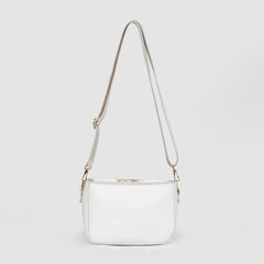 Barrel White Shoulder Bag