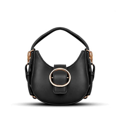Petite Arc Black Shoulder Bag