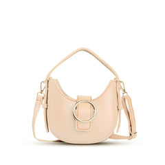 Petite Arc Beige Shoulder Bag