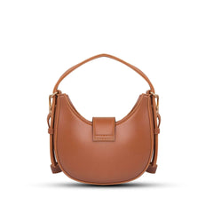 Petite Arc Brown Shoulder Bag