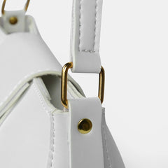 Elara White Shoulder Bag