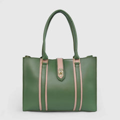 Regal Large Green tote Bag