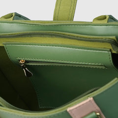 Regal Large Green tote Bag