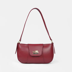 Elara Maroon Shoulder Bag