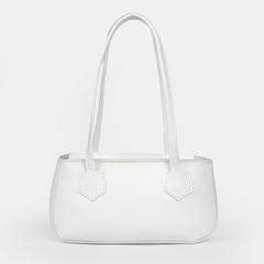 Classic White Shoulder Bag